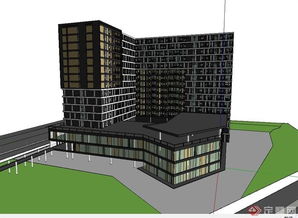 融合現(xiàn)代美學(xué)與科技內(nèi)核 商業(yè)公寓建筑樓的SU模型與BIM技術(shù)開(kāi)發(fā)